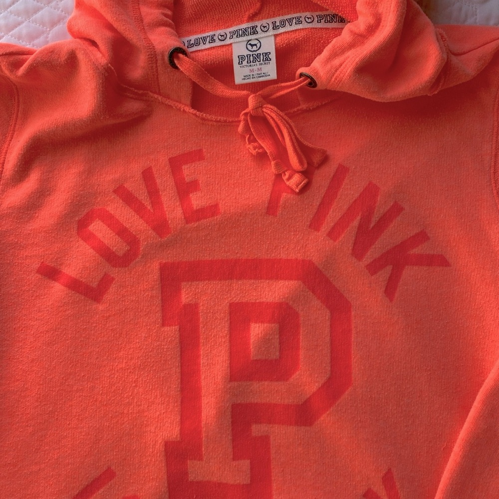 Pink Victoria’s Secret Hoodie Sz M